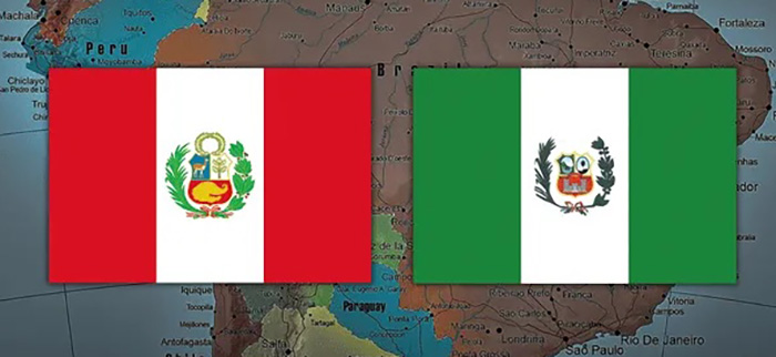 Â¿SabÃ­as que existe una bandera similar a la del PerÃº? Conoce a quÃ© paÃ­s pertenece